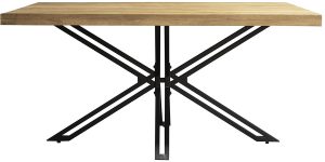 Carlton Furniture Java Natural Line Mango Wood Rectangular 160cm Dining Table | Shackletons