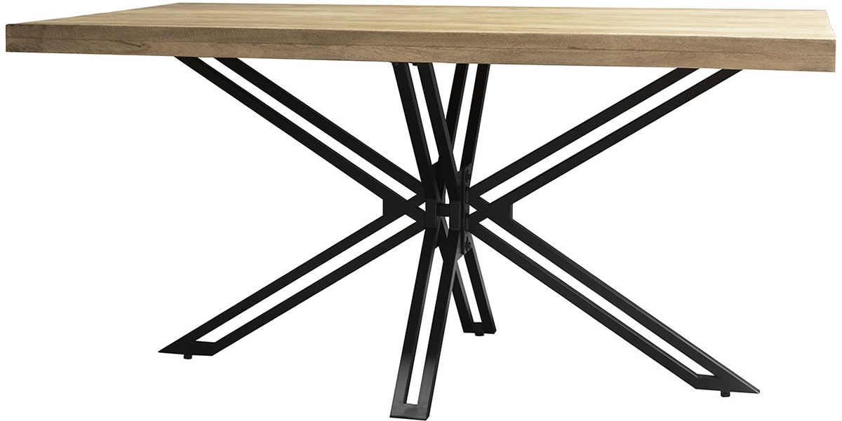 Carlton Furniture Java Natural Line Mango Wood Rectangular 160cm Dining Table