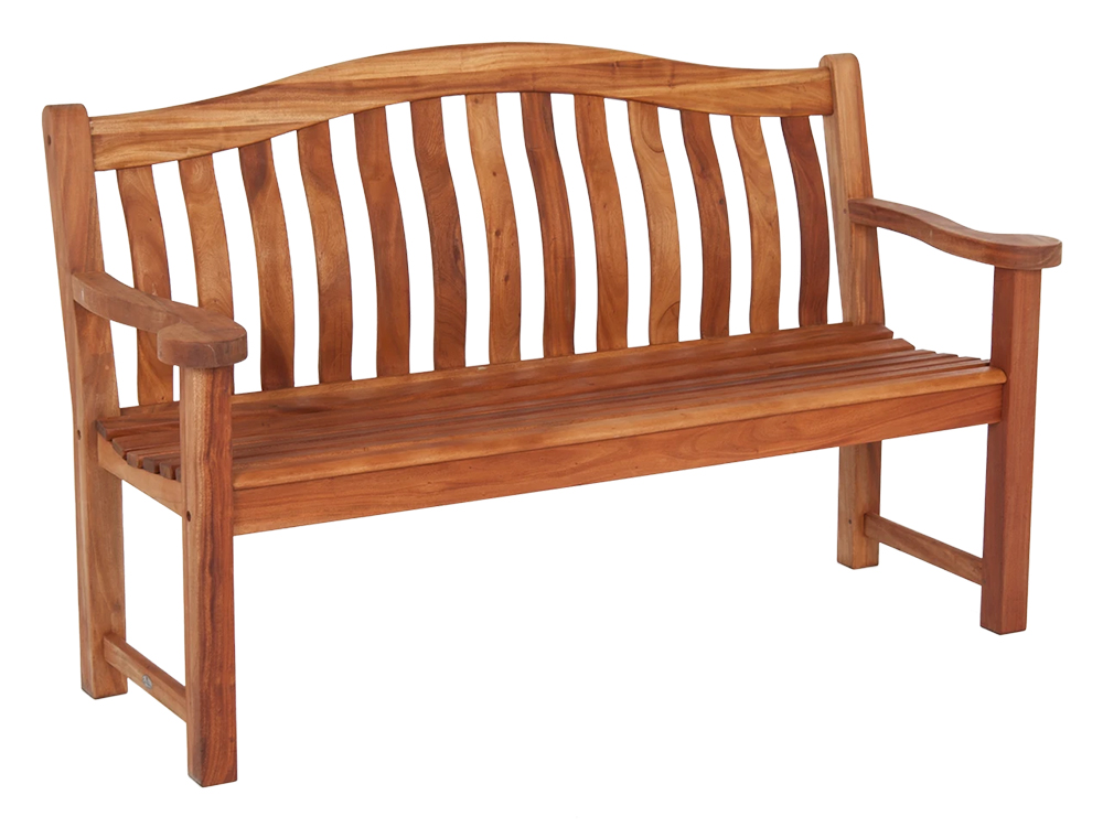 Alexander Rose Cornis Mahogany Turnberry Garden Bench 4Ft