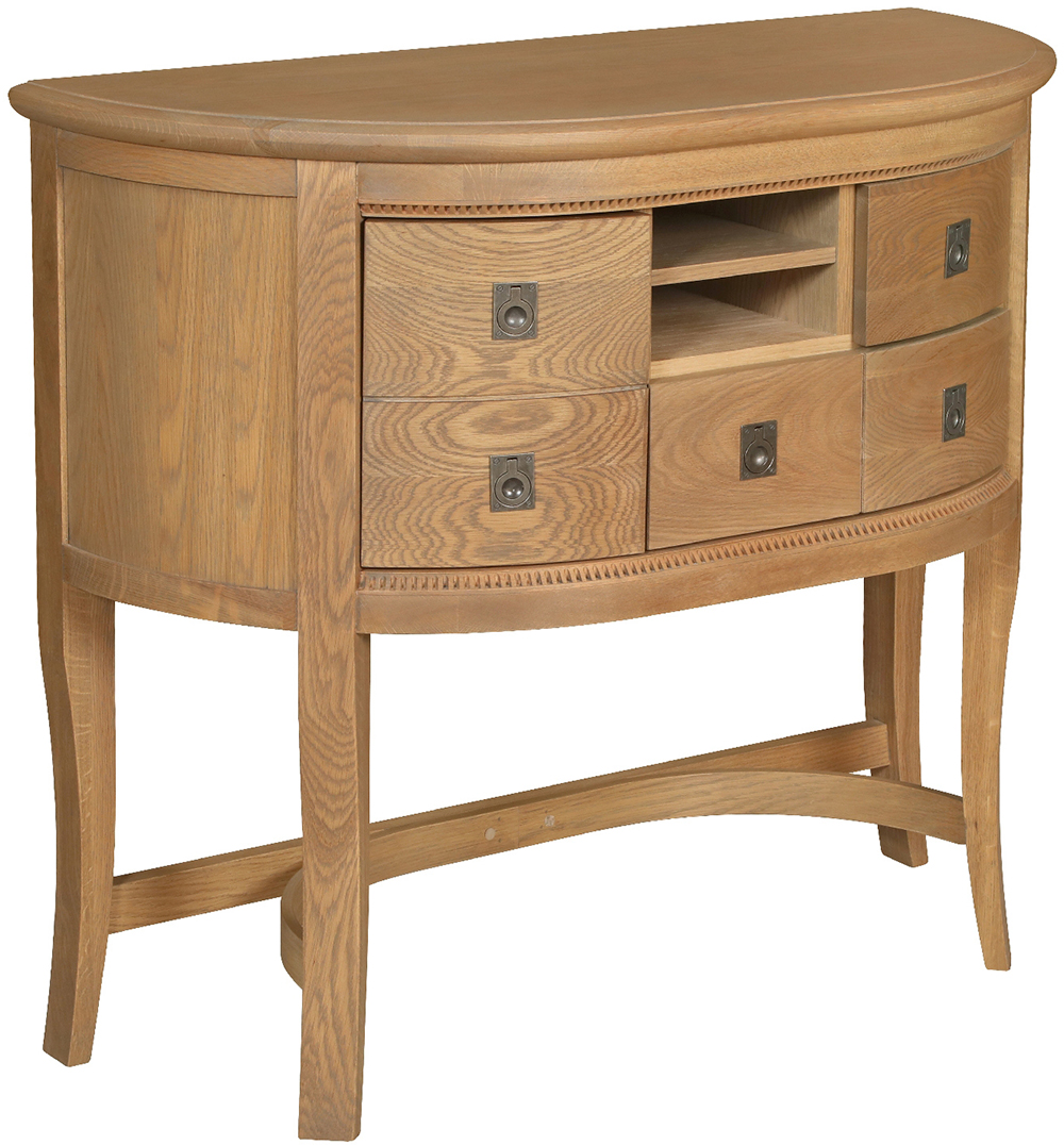 Carlton Furniture - Gibson Half Moon Console Table