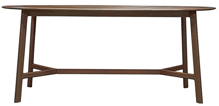 Gallery Direct Madrid Oval Dining Table Walnut
