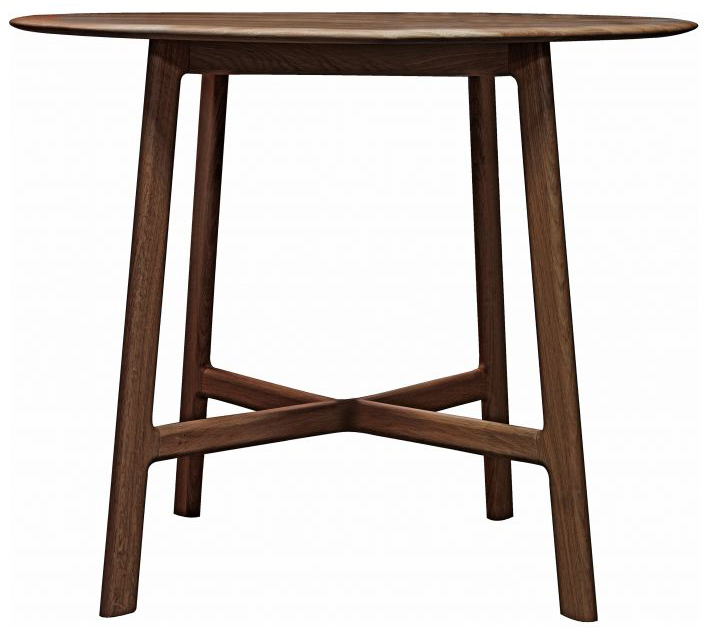Gallery Direct Madrid Round Dining Table Walnut