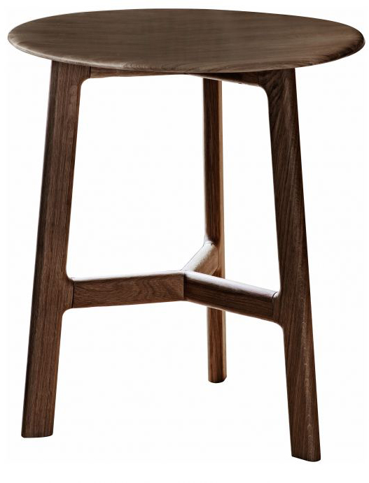Gallery Direct Madrid Round Side Table Walnut