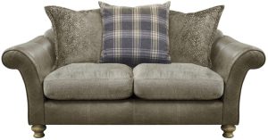 Alexander  James Blake 2 Seater Pillow Back Sofa in Satchel Biscotti | Shackletons