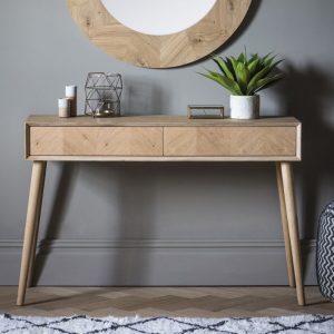 Gallery Direct Milano 2 Drawer Console Table | Shackletons