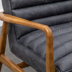 Gallery Direct Datsun 2 Seater Sofa Antique Ebony | Shackletons