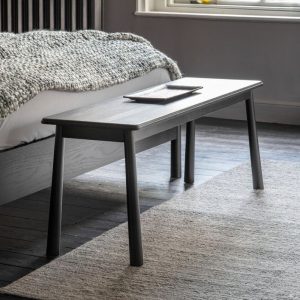 Gallery Direct Wycombe Dining Bench Black | Shackletons