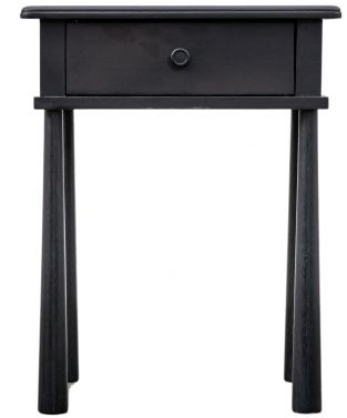 Gallery Direct Wycombe 1 Drawer Bedside Black