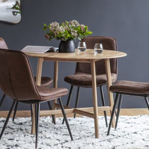 Gallery Direct Madrid Round Dining Table | Shackletons