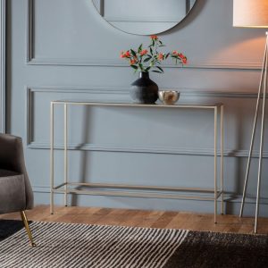 Gallery Direct Rothbury Console Table Silver | Shackletons