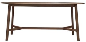 Gallery Direct Madrid Oval Dining Table Walnut | Shackletons