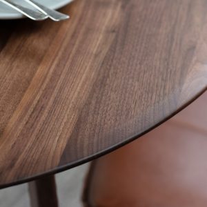 Gallery Direct Madrid Round Dining Table Walnut | Shackletons