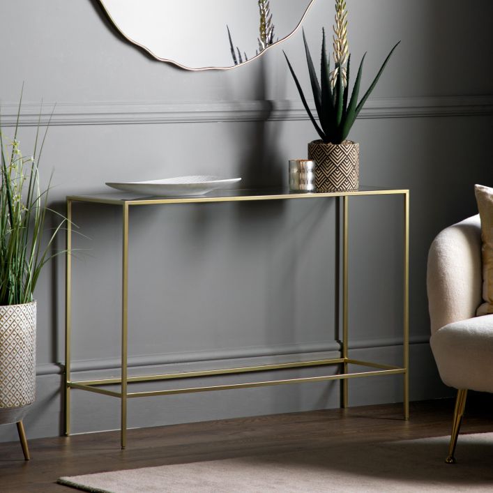 Gallery Direct Rothbury Console Table Champagne