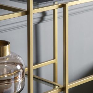 Gallery Direct Rothbury Display Unit Champagne | Shackletons