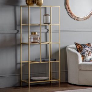 Gallery Direct Rothbury Display Unit Champagne | Shackletons