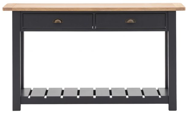 Gallery Direct Eton 2 Drawer Console Meteor