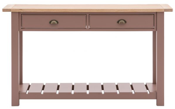 Gallery Direct Eton 2 Drawer Console Clay