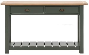 Gallery Direct Eton 2 Drawer Console Moss | Shackletons