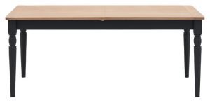 Gallery Direct Eton Ext Dning Table Meteor | Shackletons