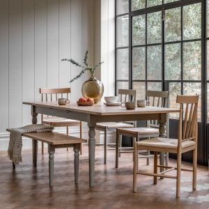 Gallery Direct Eton Ext Dning Table Prairie | Shackletons