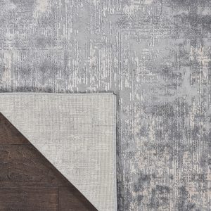 Nourison Rugs   Rustic Textures Rectanglular RUS01 Rug in Ivory  Silver   32m x 24m | Shackletons