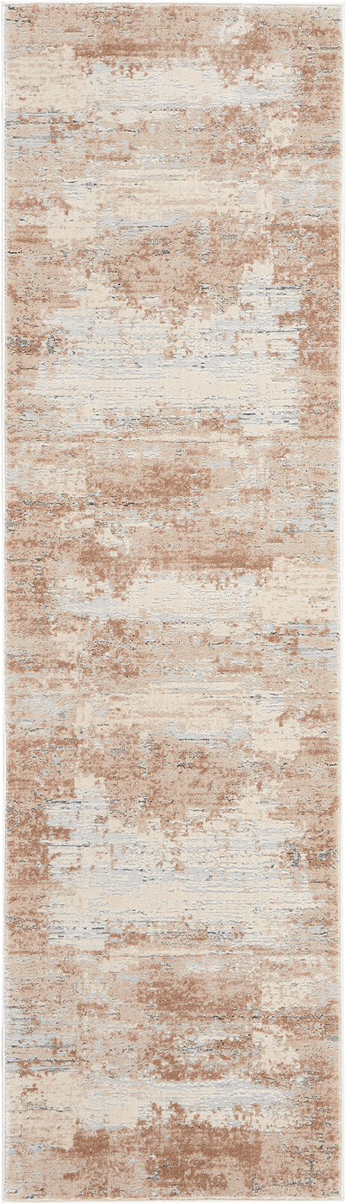 Nourison Rugs - Rustic Textures Runner RUS03 Rug in Beige - 2.3m x 0.66m