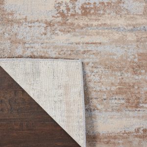 Nourison Rugs   Rustic Textures Rectanglular RUS03 Rug in Beige   18m x 12m | Shackletons