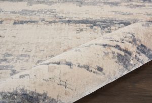 Nourison Rugs   Rustic Textures Rectanglular RUS04 Rug in Beige  Grey   39m x 28m | Shackletons
