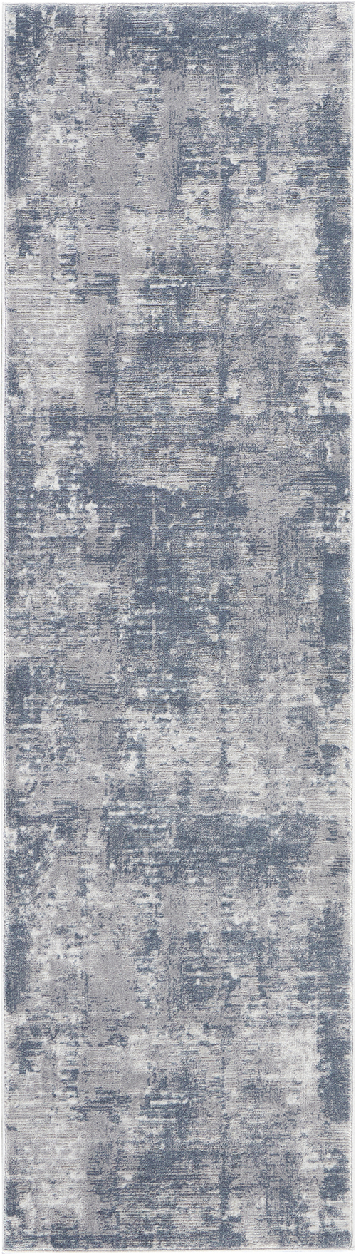 Nourison Rugs - Rustic Textures Runner RUS05 Rug in Grey - 2.3m x 0.66m
