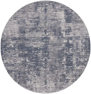 Nourison Rugs Rustic Textures Circular RUS05 Rug in Grey 16m x 16m | Shackletons