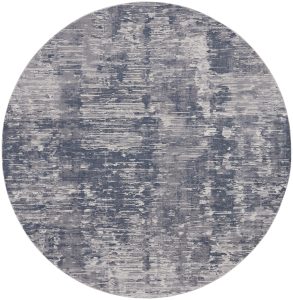 Nourison Rugs   Rustic Textures Circular RUS05 Rug in Grey   16m x 16m | Shackletons