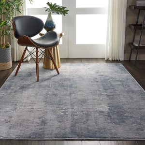 Nourison Rugs Rustic Textures Rectanglular RUS05 Rug in Grey 22m x 16m | Shackletons