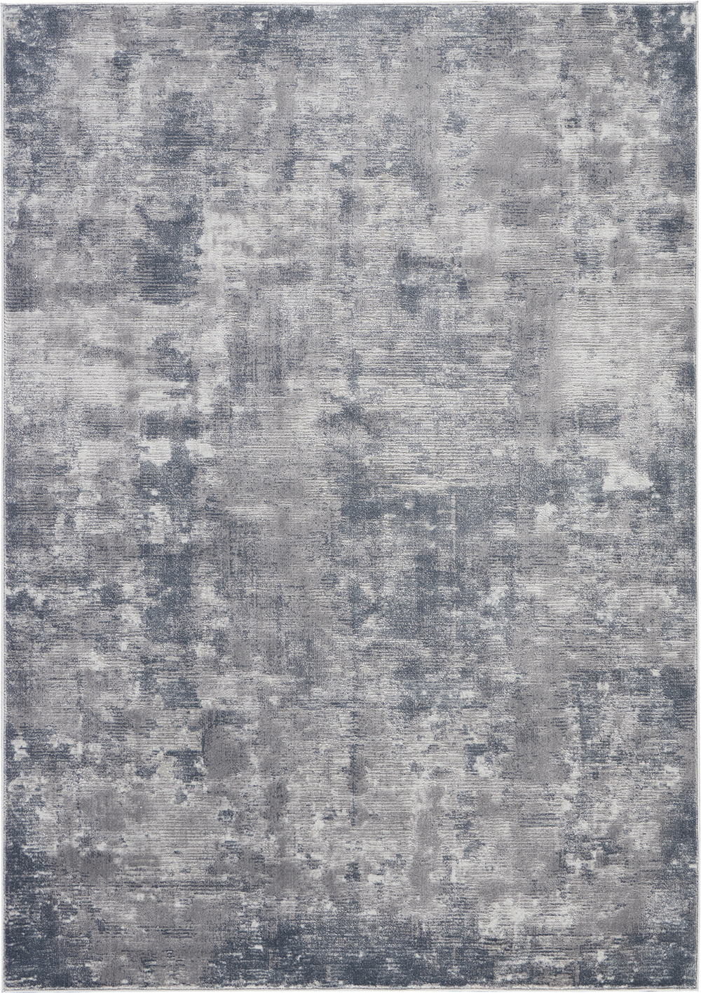 Nourison Rugs - Rustic Textures Rectanglular RUS05 Rug in Grey - 2.2m x 1.6m