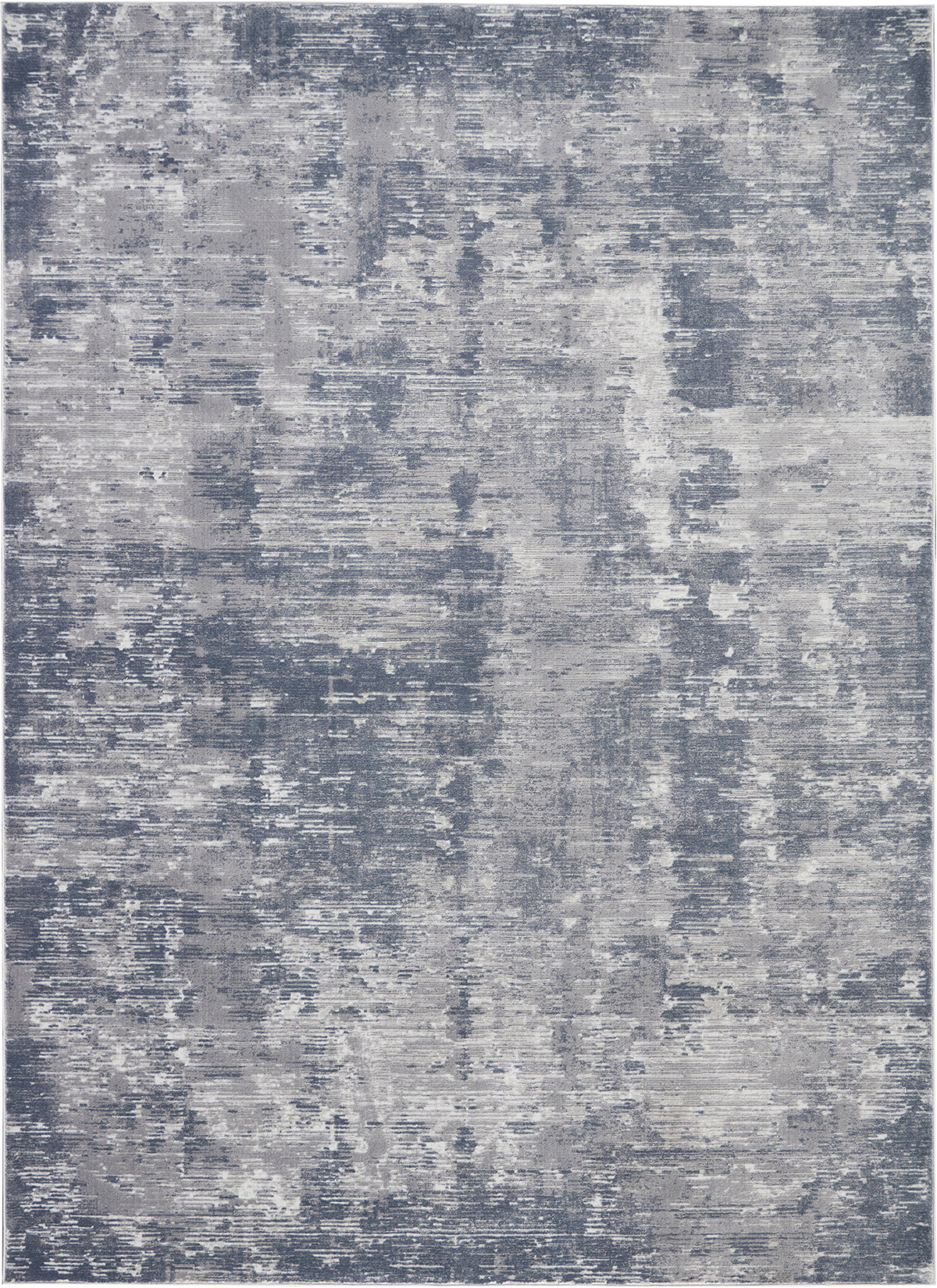 Nourison Rugs - Rustic Textures Rectanglular RUS05 Rug in Grey - 3.2m x 2.4m