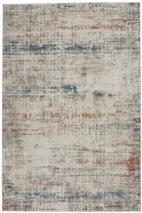 Nourison Rugs Rustic Textures Rectanglular RUS14 Rug in Grey Multicolour 18m x 12m | Shackletons