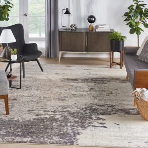 Nourison Rugs Celestial Rectangular Rug   32m x 239m in Ivory Grey | Shackletons