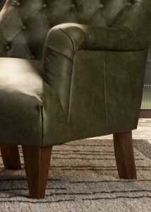 Alexander  James Jojo Accent Chair in Kodak Palm Leather | Shackletons