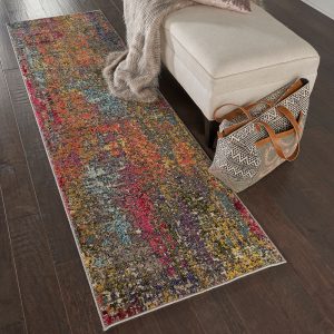 Nourison Rugs Celestial Runner Rug   183m x 061m in Sunset | Shackletons