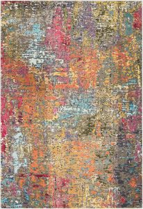 Nourison Rugs Celestial Rectangular Rug 114m x 066m in Sunset | Shackletons