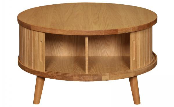 Carlton Furniture Tambour Grey Coffee Table | Shackletons