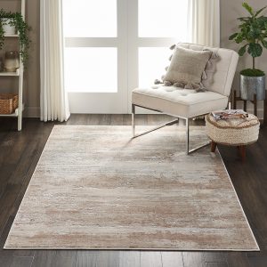 Nourison Rugs   Rustic Textures Rectanglular RUS03 Rug in Beige   18m x 12m | Shackletons