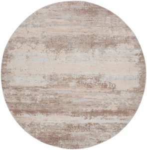 Nourison Rugs   Rustic Textures Circular RUS03 Rug in Beige   24m x 24m | Shackletons