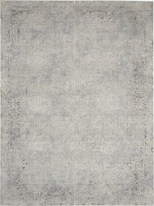 Nourison Rugs   Rustic Textures Rectanglular RUS09 Rug in Ivory  Light Blue   32m x 24m | Shackletons
