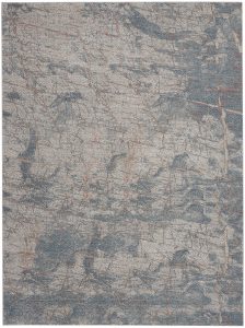 Nourison Rugs Rustic Textures Rectanglular RUS15 Rug in Grey Blue 32m x 24m | Shackletons