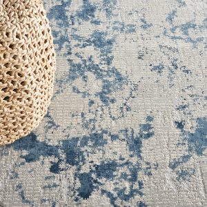 Nourison Rugs   Rustic Textures Circular RUS16 Rug in Grey  Blue   16m x 16m | Shackletons