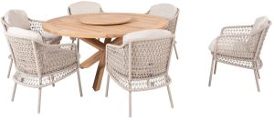 4 Seasons Outdoor Puccini 6 Seat Dining Set | Shackletons