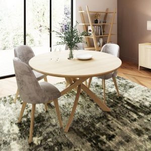 Carlton Furniture Andersson 140cm Round Dining Table | Shackletons
