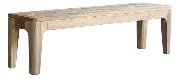 Carlton Furniture - Arch Bench 200cm in Recycled Teak