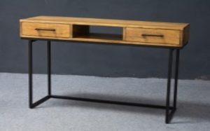 Carlton Furniture Herringbone Console Table with 2 Drawers | Shackletons