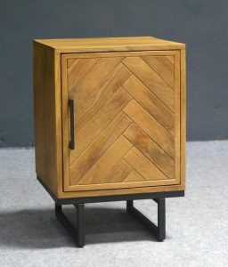 Carlton Furniture Herringbone Lamp Table | Shackletons